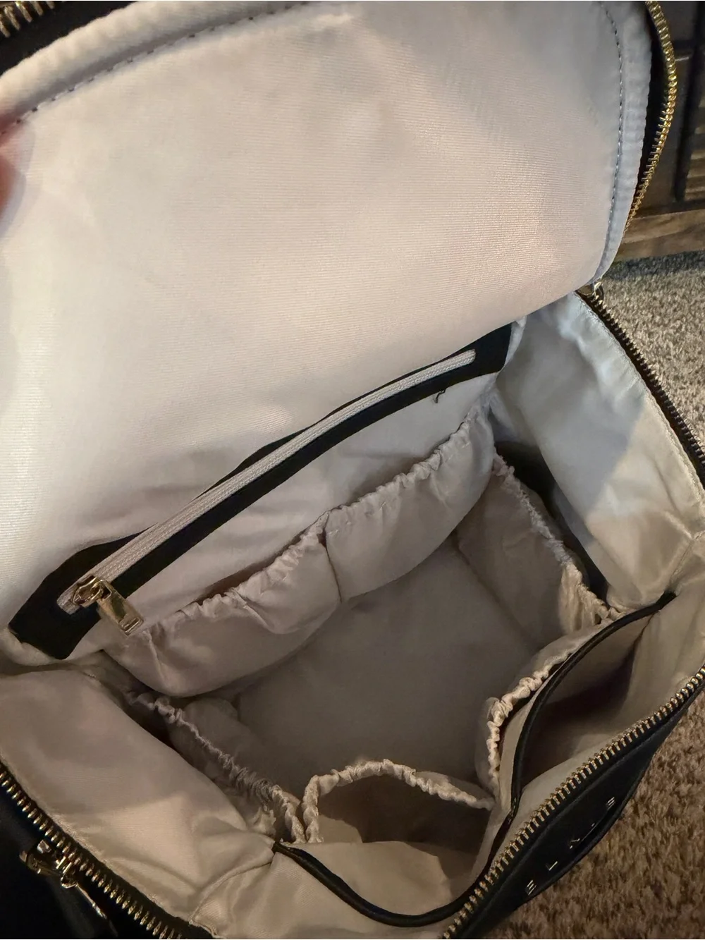 Ellie & Co. Capri vegan leather diaper backpack